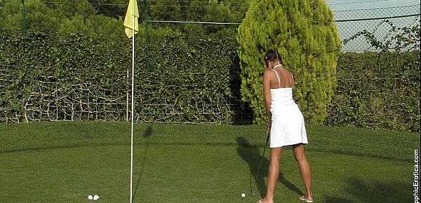  Holes In One - Lesbian action on the golf course by Sapphic Erotica
